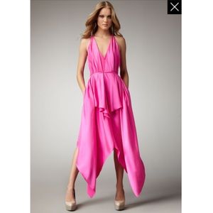 Robert Rodriguez- Hot Pink handkerchief dress