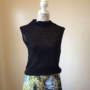 🎉CLOSET CLEAROUT Sheer rayon/wool blend top