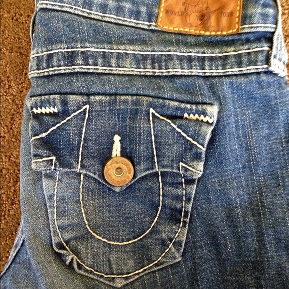 True Religion cropped jeans