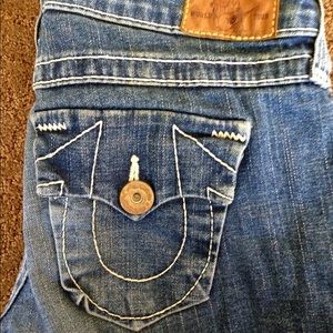 True Religion cropped jeans