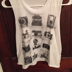Brandy camera crop top tank