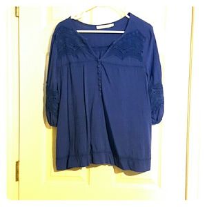 Solitaire 1X 3/4 sleeve with lace detail