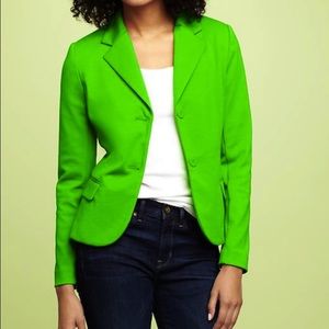 GAP green blazer . Makes any outfit stand out !