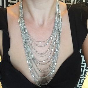 Chloe and Isabel silver layer necklace