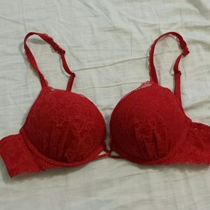 Victoria's Secret Bombshell Red Lace bra
