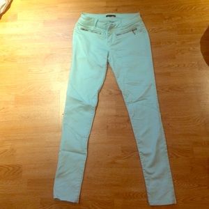 Skinny Aqua Blue Jeans
