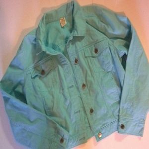 Size 20 Sky blue jean jacket