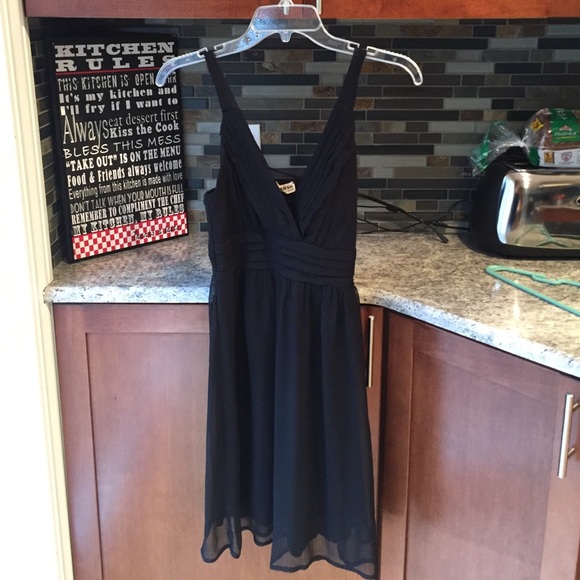 Casual black dress