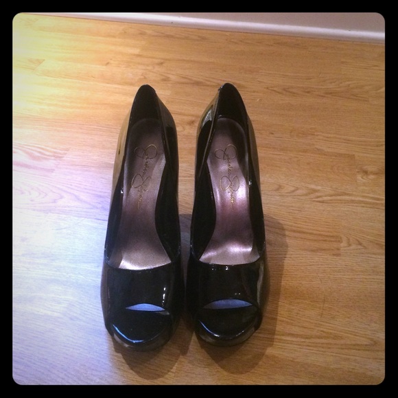 Black high heels