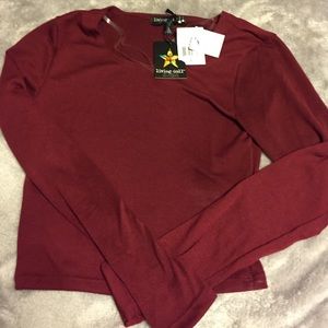 Living doll high rise shirt