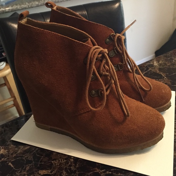 Steve Madden wedge booties