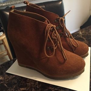 Steve Madden wedge booties