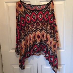 PONCHO STYLE TOP