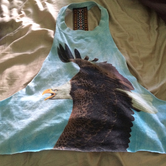 First of a kind eagle crop top