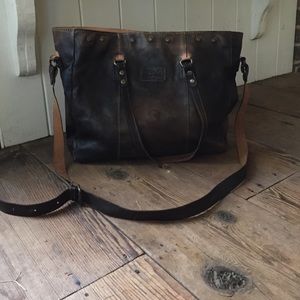 Patricia Nash Designs distressed leather tote bag