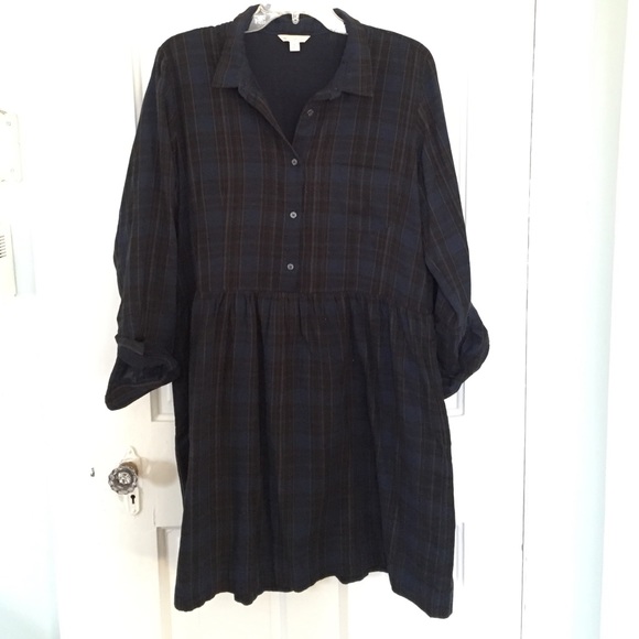 gap plaid dress