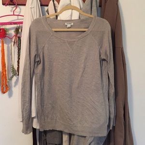 Lightweight pullover cardigan