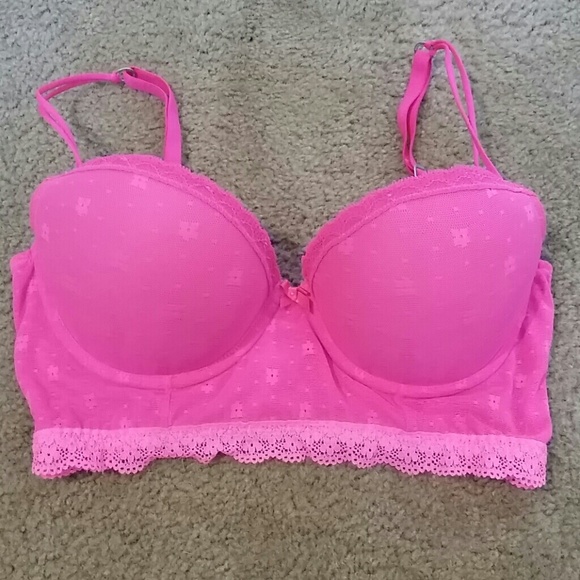 Gilly hicks bustier electric pink 34D