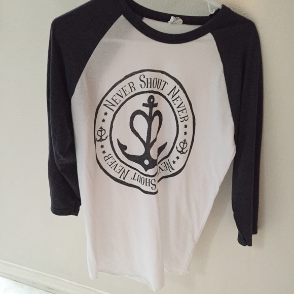Never Shout Never Baseball Tee