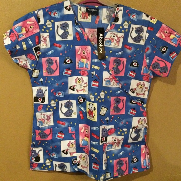 NWOT animal scrub