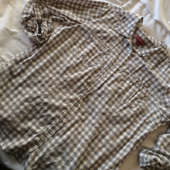 Plaid button up - Picture 2 of 4