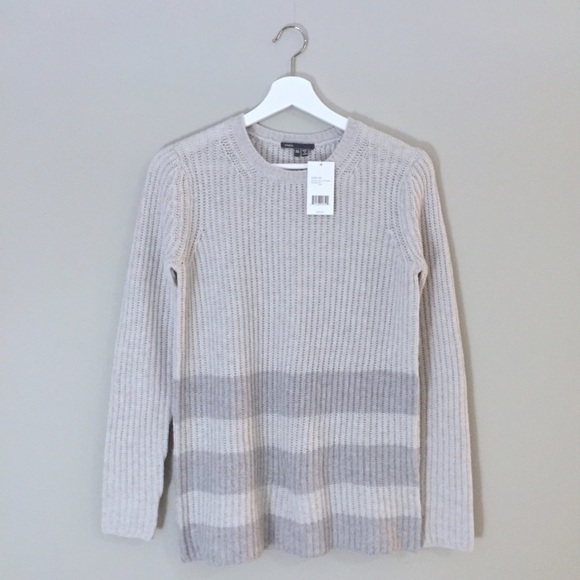 ❥Vince Wool Cashmere Stripe Sweater - Picture 2 of 3