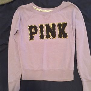 Pink cheetah Sweatshirt