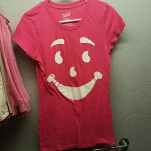 Pink kool-aid shirt