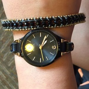Fossil watch and matching bracelet