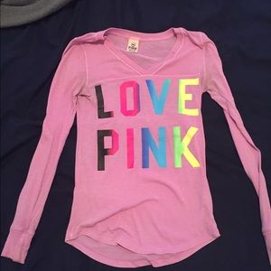 Rainbow Pink long sleeve top