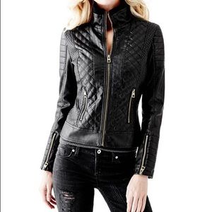 Guess Quilted Faux leather jacket