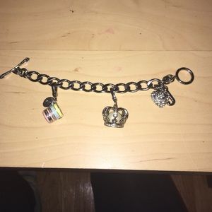 Authentic juicy couture over sized charm bracelet