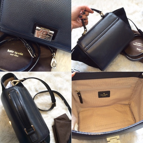 ❌SOLD❌ Kate Spade Magnolia Park Suede Black - Picture 3 of 4