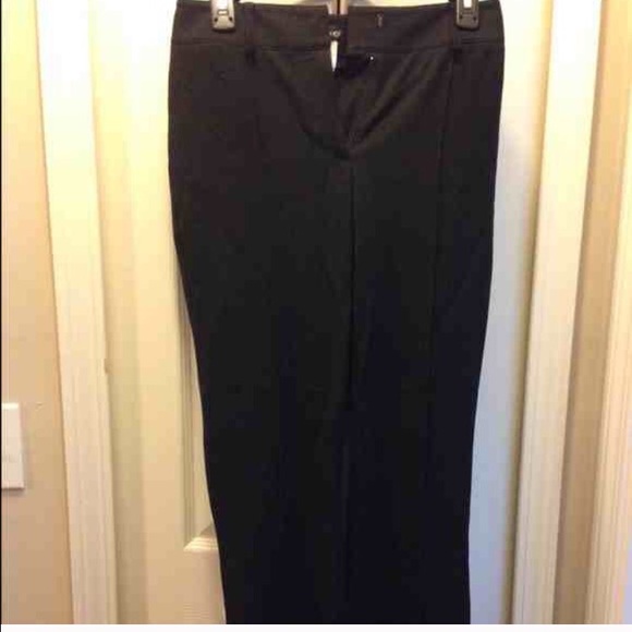 Bebe black pants. 31" inseam. Front seam.