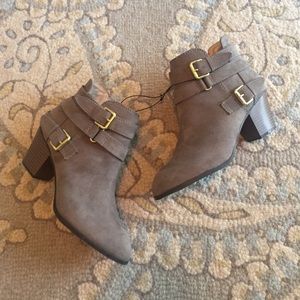 Express Gray Booties!