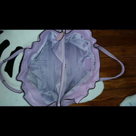 Purple Coach Purse - Picture 4 of 4