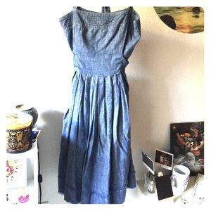 Denim fit dress