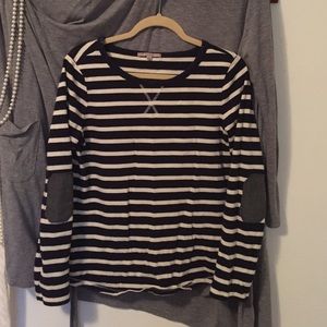 Gap navy stripe sweater.