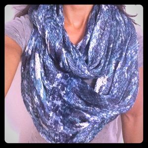 Shades of Blue Infinity Scarf
