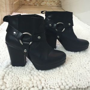 TBA Leather + Harness Moto Booties made in Spain!