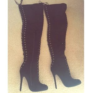 Thigh high boots never used with box