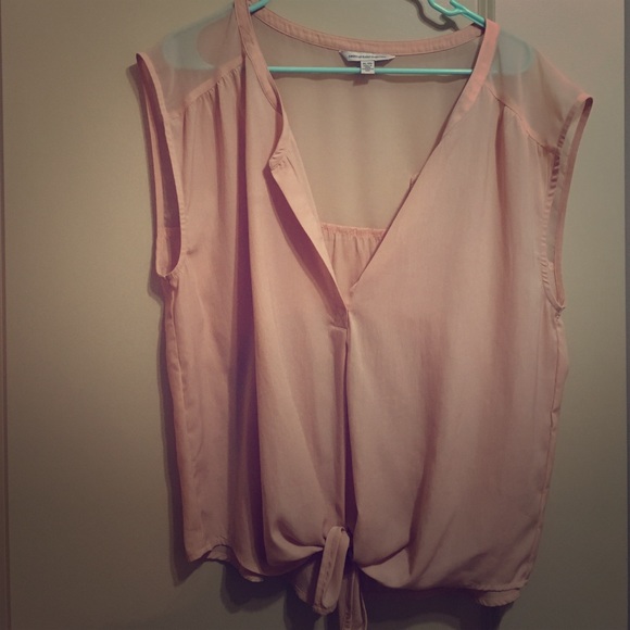 Pale Pink American Eagle Tank