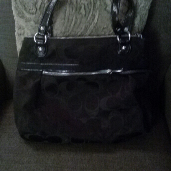Signature coach purse