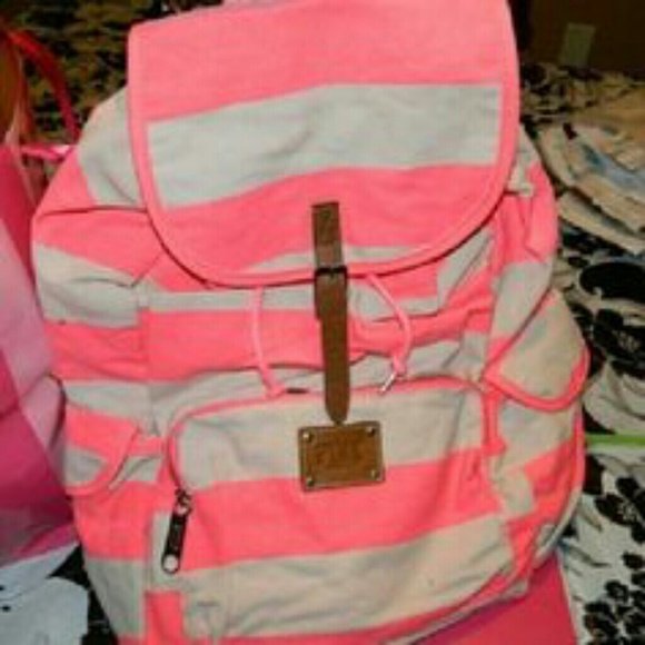 Victoria's Secret Striped Backpack