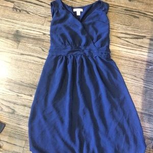 Blue maternity dress