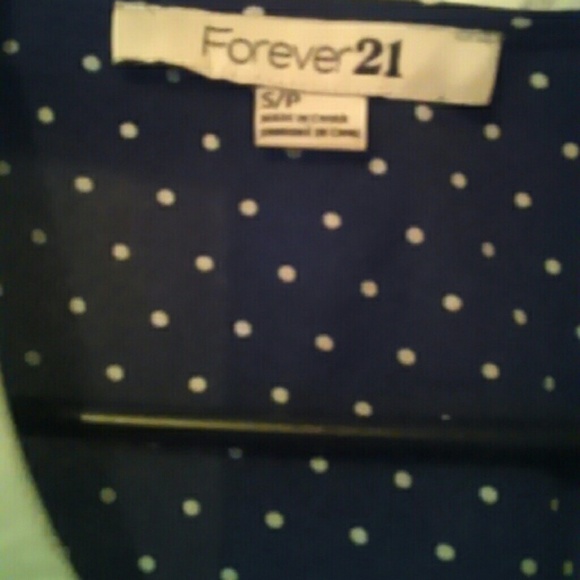 Polka Dot Dress w/ Collar and Bow - Picture 3 of 3