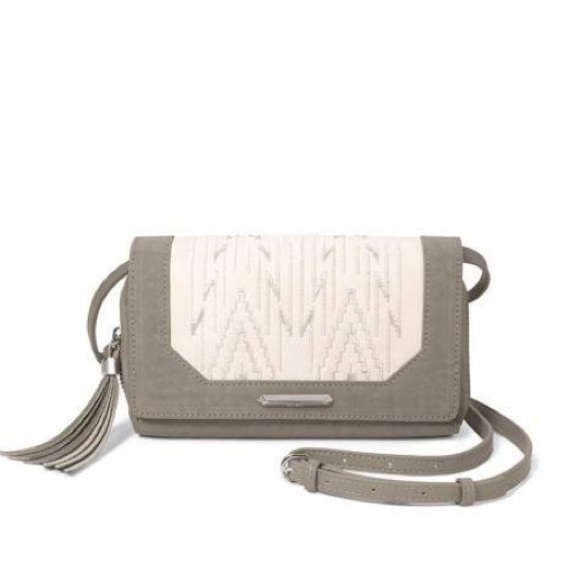 Nolita Medium Crossbody  - Winter White/Dove Gray