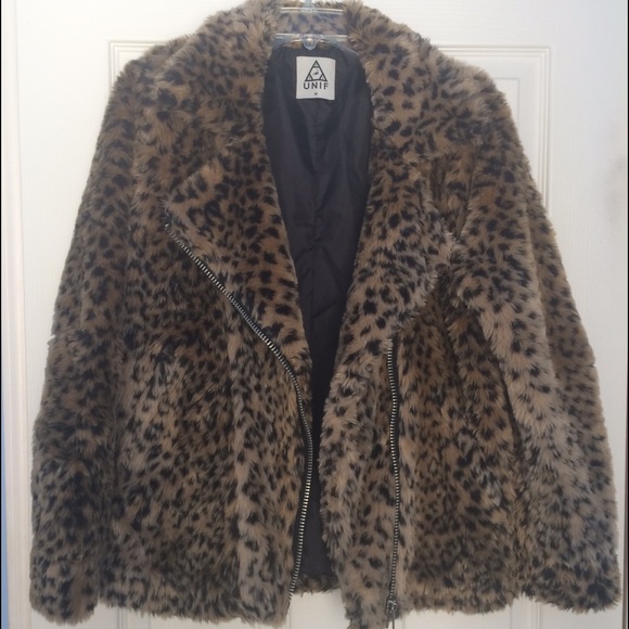 UNIF Donna Leopard Coat