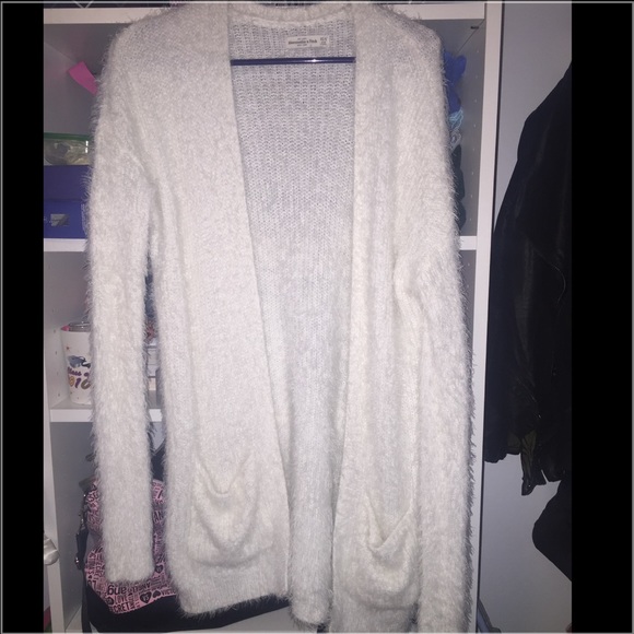 Abercrombie and Fitch fuzzy cardigan