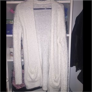 Abercrombie and Fitch fuzzy cardigan